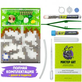 Муравьиная ферма Смарт ПРО "Майнкрафт" (ПОЛНЫЙ КОМПЛЕКТ)